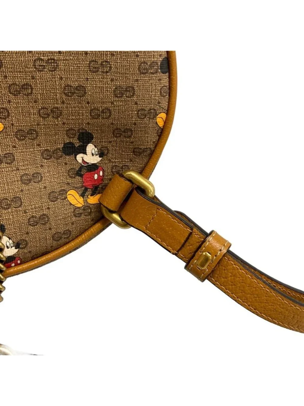 Gucci Backpack Ebony Mini GG Supreme Brown Light Multi Leather